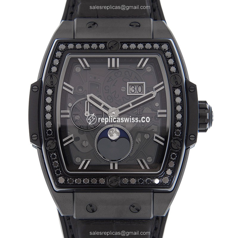 Lustrous Hublot BIG BANG 647.CI.1110 Replica | Automatic Movement, Polished Steel Case | Black