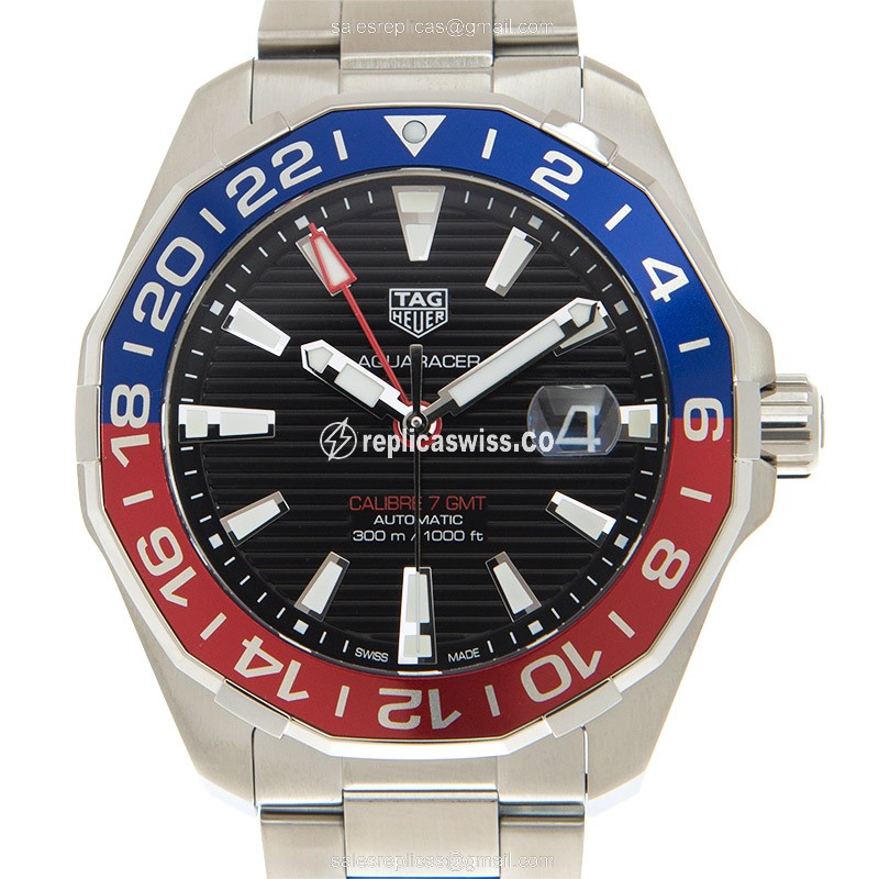 Luxe Tag Heuer AQUARACER Replica with Automatic Movement Black Dial, Crafted in Steel Watch