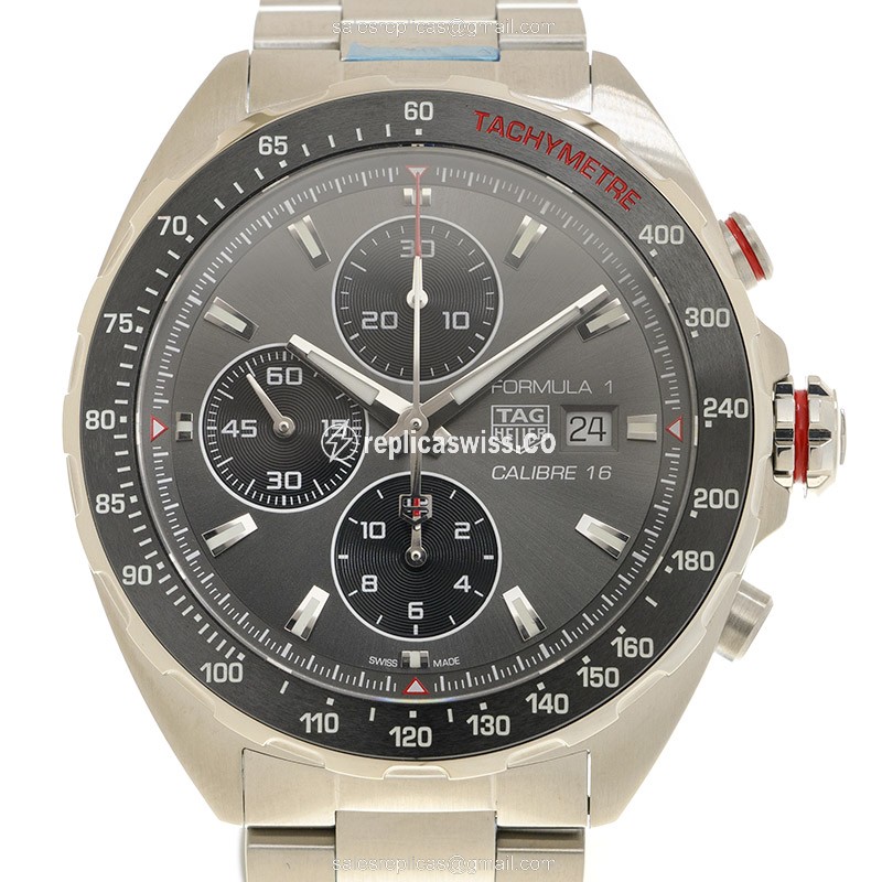 Luxe Tag Heuer CAZ2012.BA0876 F1 Replica with Automatic Movement & Silver Steel Bracelet Watch