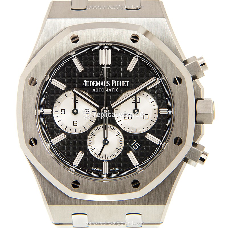 Luxurious Black Dial Steel Case Automatic Movement Replica Audemars Piguet 26331ST.OO.1220ST.02