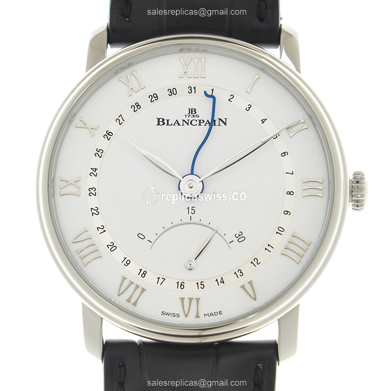 Luxurious Blancpain CLASSIQUE Replica in Stainless Steel, Automatic Movement & White Dial Watch
