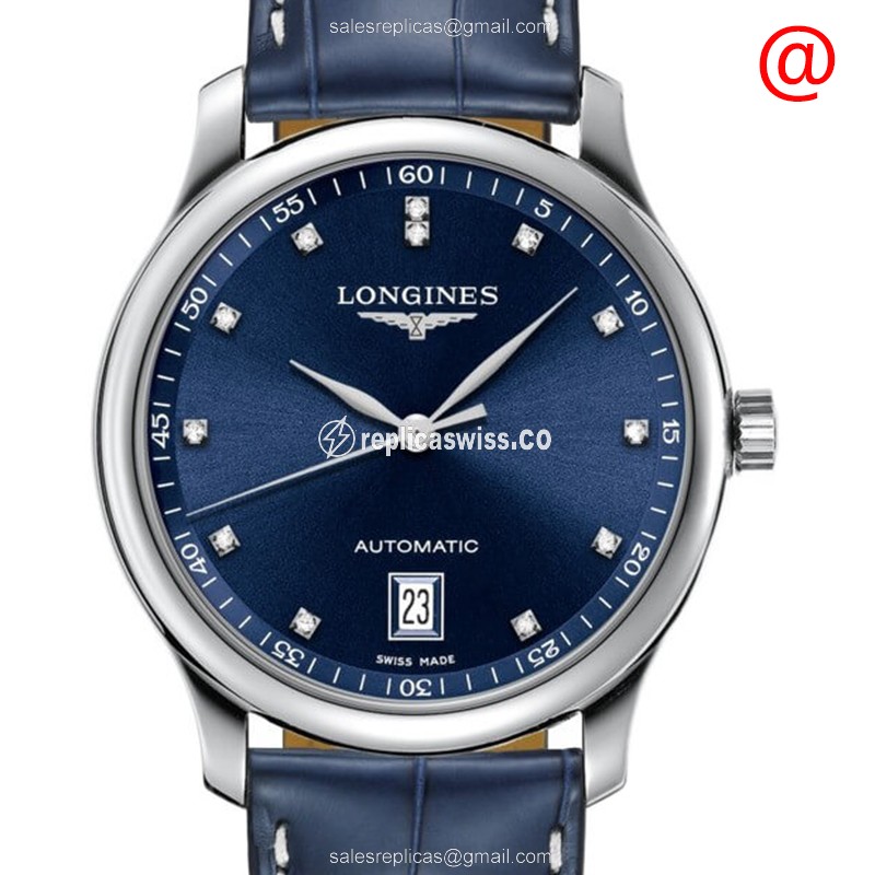 Luxurious Blue Dial Longines Master Replica, Automatic Movement, Steel Case Watch