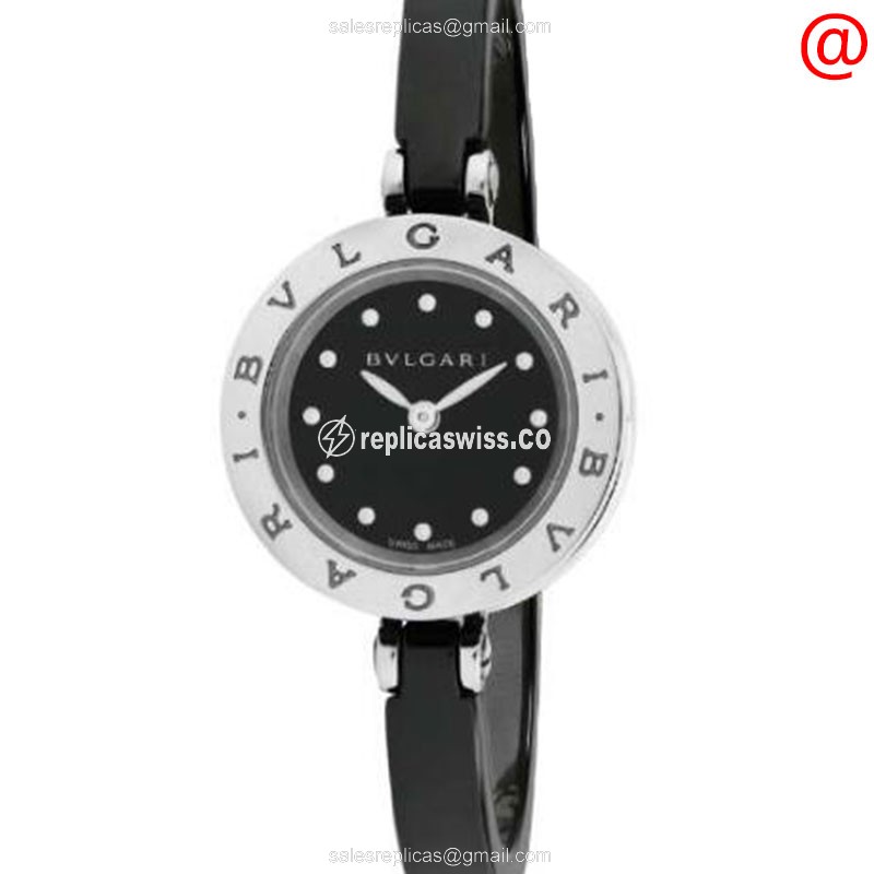 Luxurious Bulgari B.ZERO1 Quartz Replica, Exquisite Black Dial & Stainless Steel Case Watch