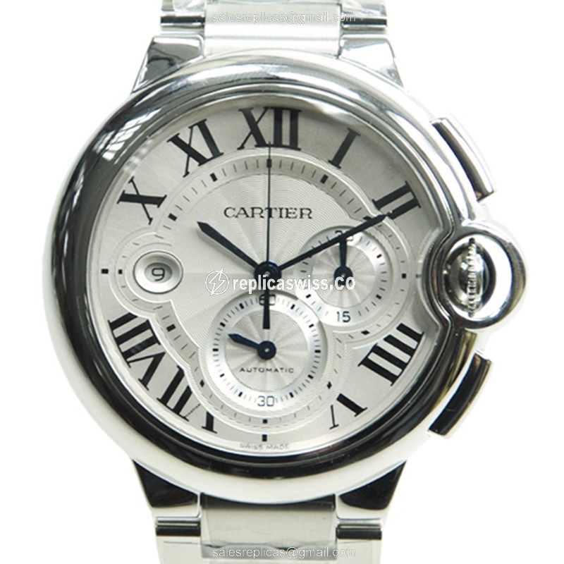 Luxurious Cartier Ballon Bleu W6920002 Replica with Automatic Movement & Silver Steel Case Watch
