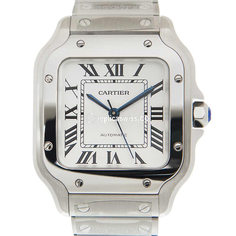 Luxurious Cartier Santos WSSA0029 Replica, Automatic Movement & Stainless Steel Case Watch