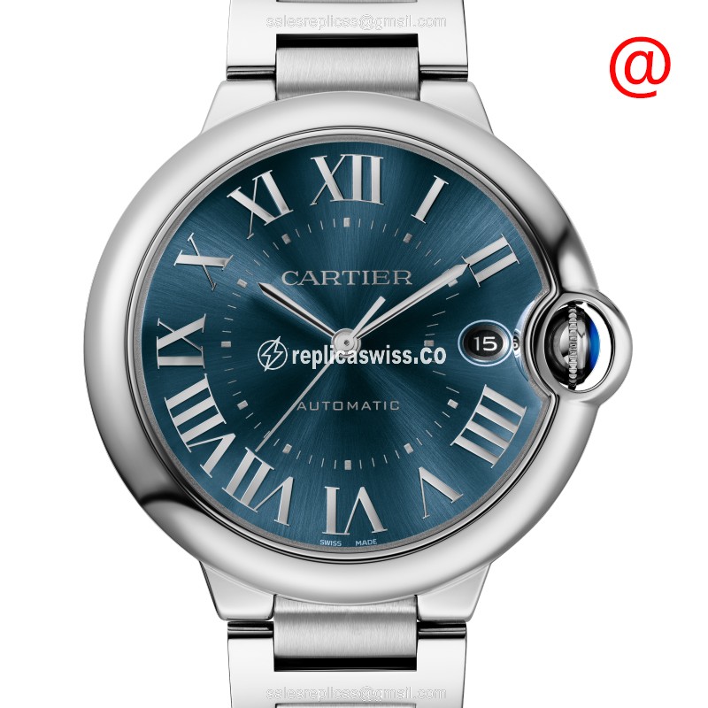 Luxurious Cartier WSBB0061 Ballon Bleu Replica, Automatic Movement, Blue Dial, Stainless Steel Case