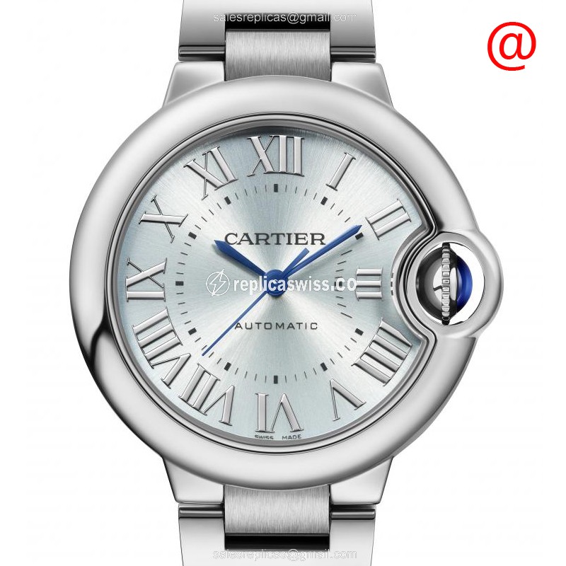 Luxurious Cartier WSBB0062 BALLON BLEU Replica, Automatic Movement, Blue Dial, Stainless Steel Case