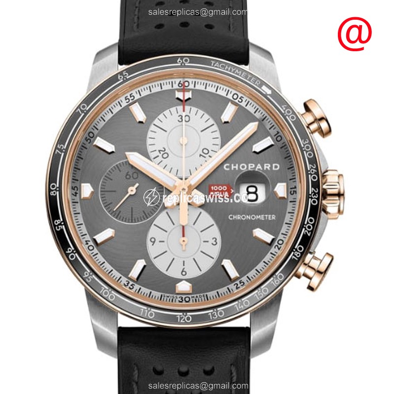 Luxurious Chopard 168571-6003 Mille Miglia GT XL Watch: Black Dial, Automatic Movement, 18kt Rose