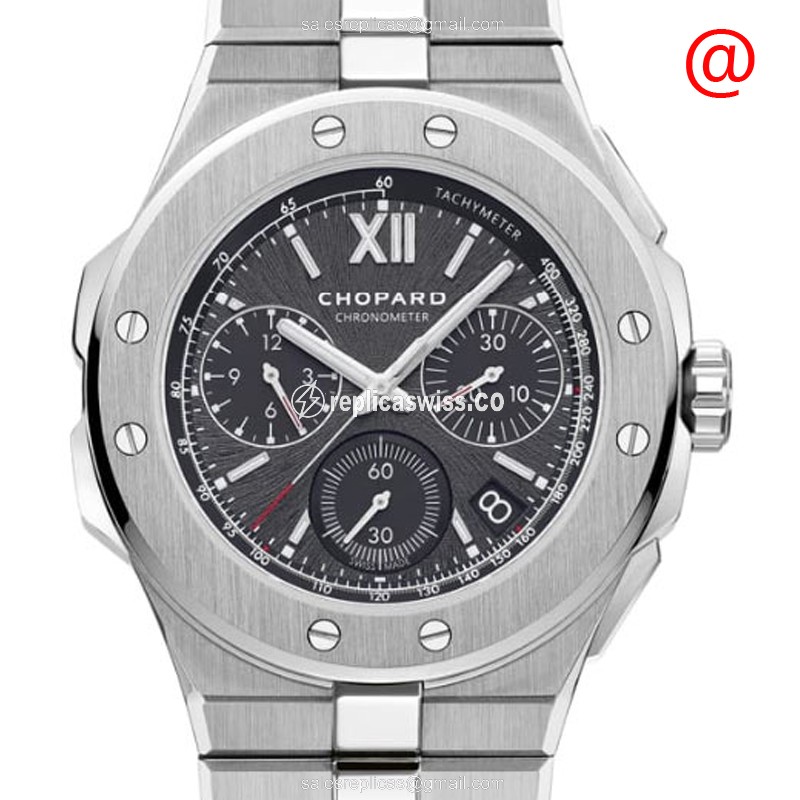 Luxurious Chopard Alpine Eagle Replica Watch | Automatic Movement, Black Dial, Stainless Steel Case