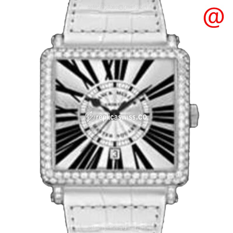 Luxurious Franck Muller 6000 H SC DT Master Square Replica, Automatic Movement & Diamond Case