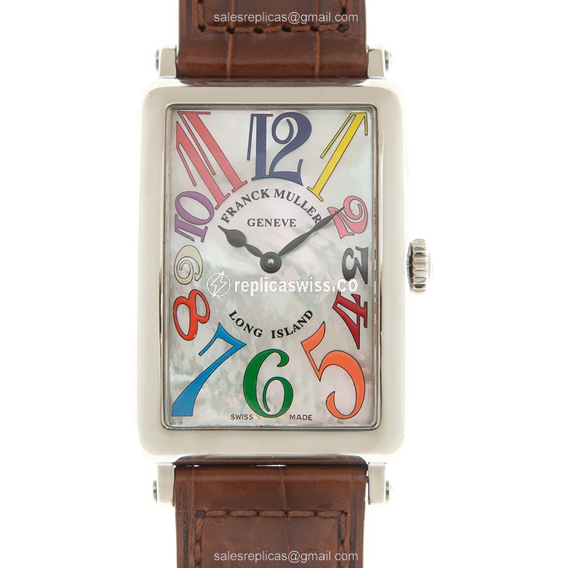 Luxurious Franck Muller 952 QZ Replica with White Dial & Stainless Steel Case, Automatic Movement &