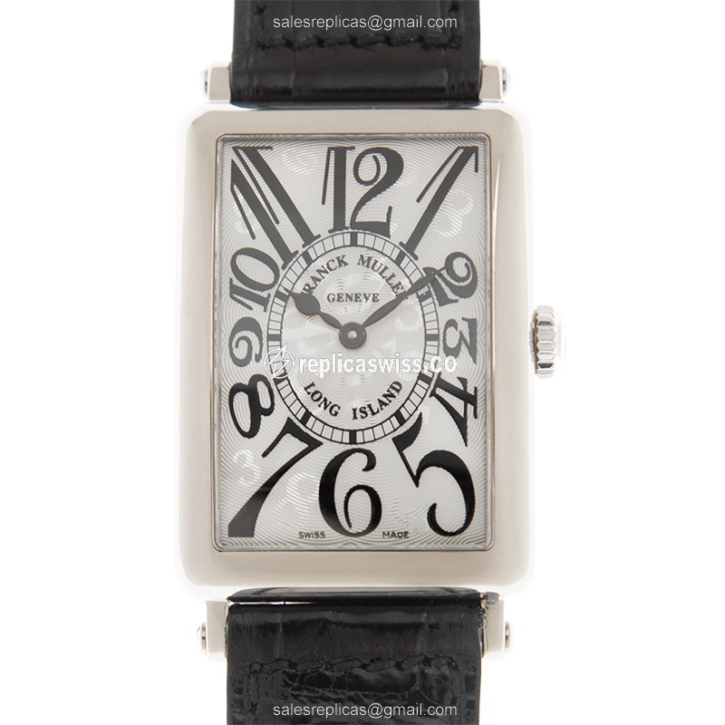 Luxurious Franck Muller 952QZHO Quartz Replica with Silver Dial & 18kt Gold Case Watch