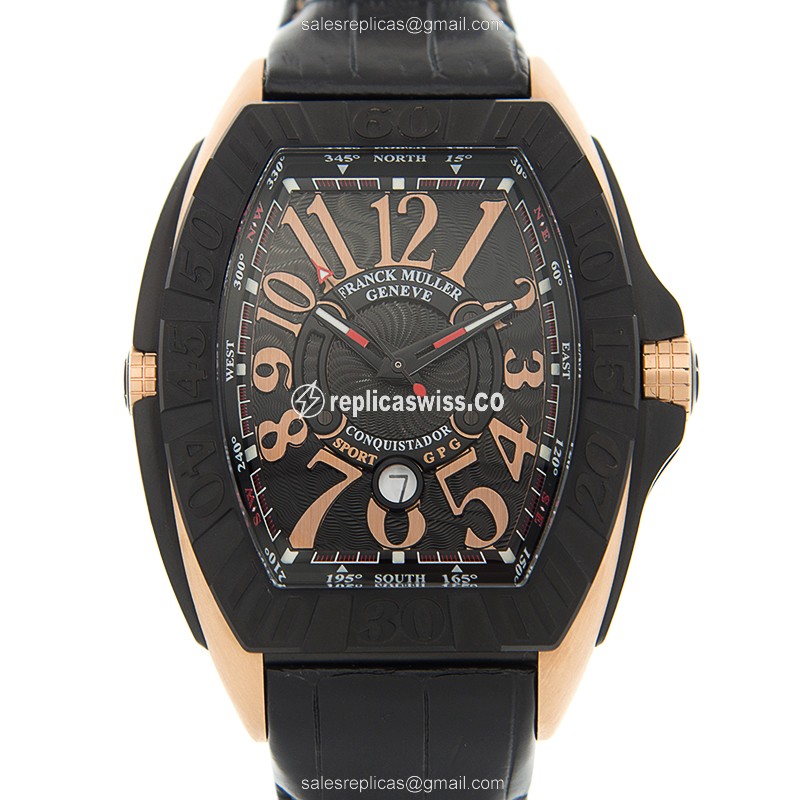 Luxurious Franck Muller Conquistador GPG Replica in 18kt Rose Gold & Steel, Automatic Movement &