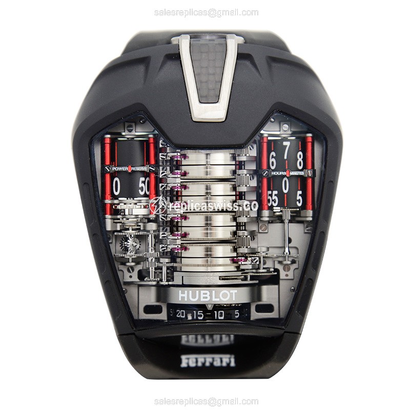 Luxurious Hublot 905.ND.0001.RX Replica Watch | Manual Wind Movement | PVD Titanium Case & Black
