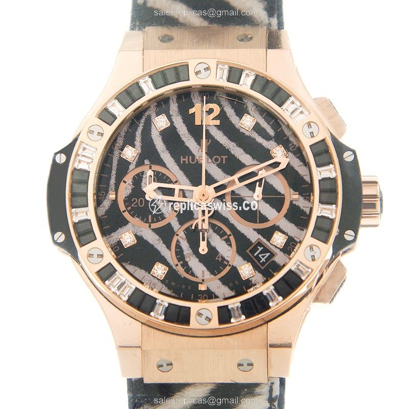 Luxurious Hublot BIG BANG 341.PX.7518.VR.1975 Replica in 18kt Rose Gold with Automatic Movement and