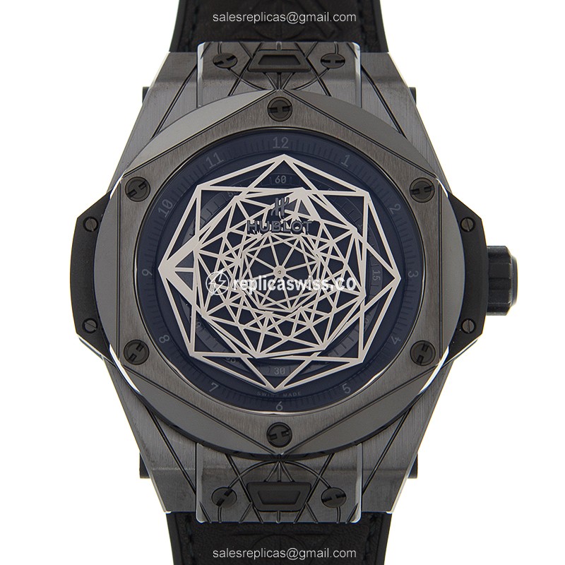 Luxurious Hublot Big Bang Replica in Black Ceramic Case & Automatic Movement Watch