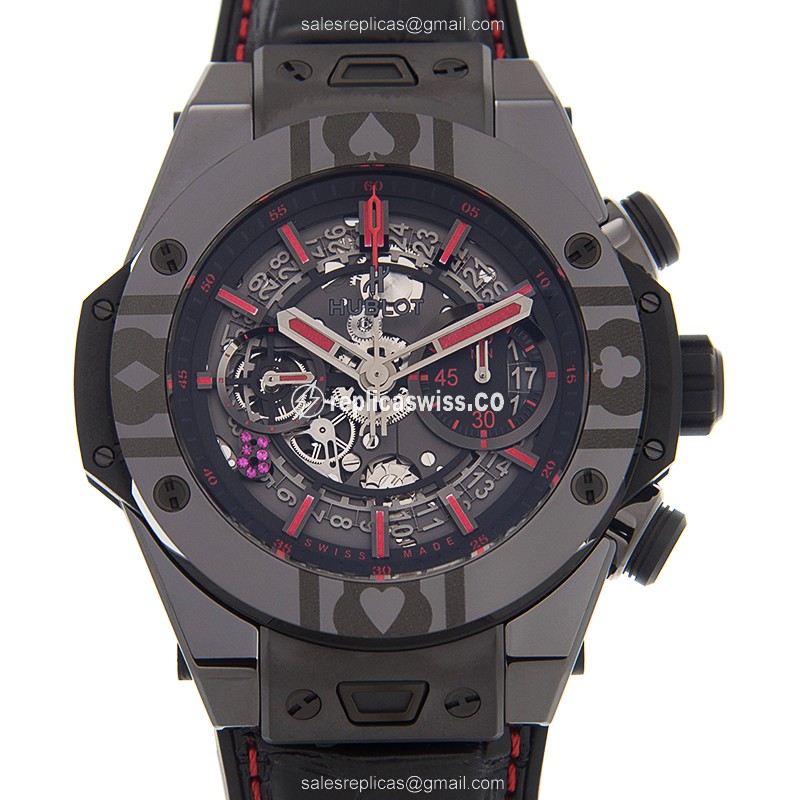Luxurious Hublot Big Bang Replica in Black Ceramic Case, Automatic Movement Watch