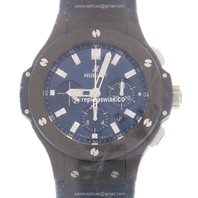 Luxurious Hublot Big Bang Replica in Blue Ceramic Case & Automatic Movement Watch