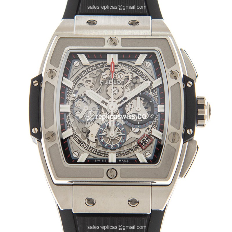 Luxurious Hublot Big Bang Replica in Silver Dial & Titanium Case, Automatic Movement Watch