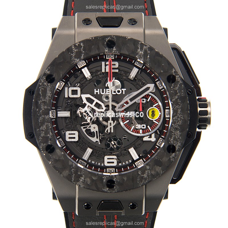 Luxurious Hublot Big Bang Titanium Replica Watch with Black Dial & Automatic Movement
