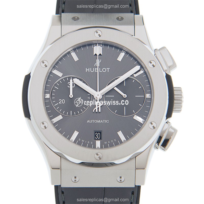 Luxurious Hublot Classic Fusion 521.NX.7071.LR Replica, Automatic Movement, Titanium Case & Grey