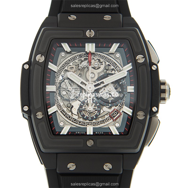 Luxurious Hublot Spirit of Big Bang Replica in Steel Case with Automatic Movement Gray Dial