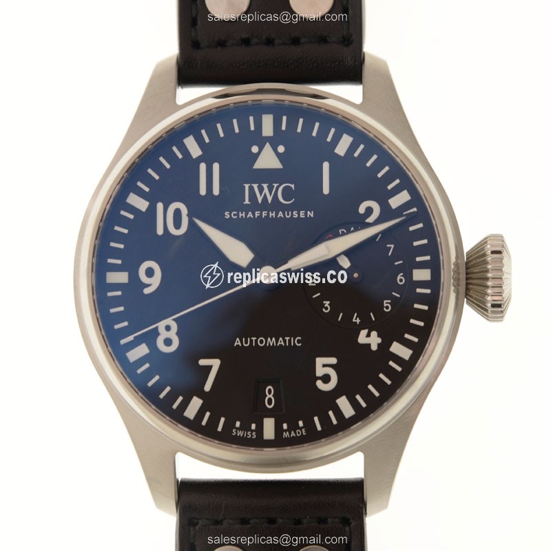 Luxurious IWC IW500912 PILOTS Replica with Black Dial Automatic Movement Watch