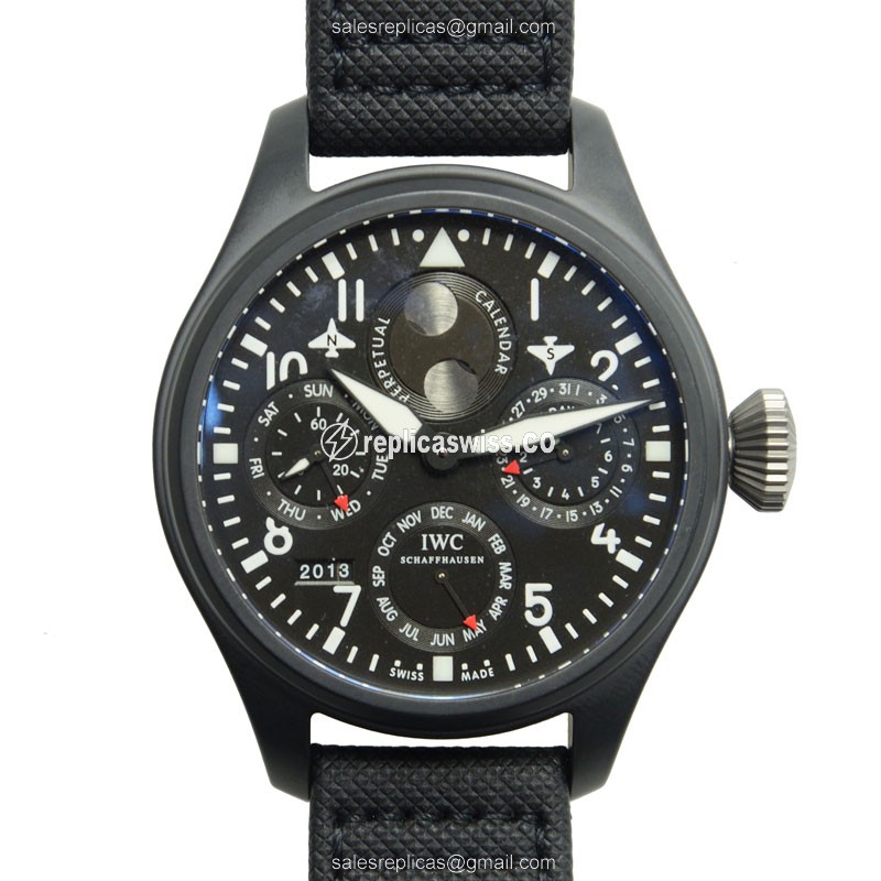 Luxurious IWC IW502902 PILOTS Replica with Black Ceramic Dial & Automatic Movement Watch