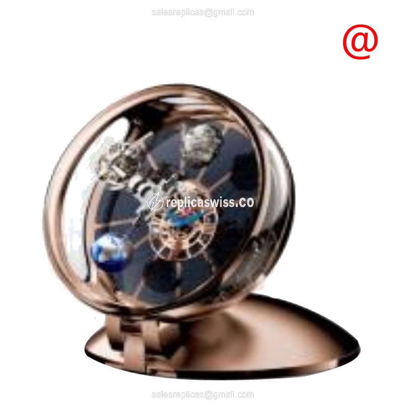Luxurious Jacob & Co. AT900.16.ASTRONOMIA Replica, Manual Wind, 18kt Black Dial Gold Case Watch