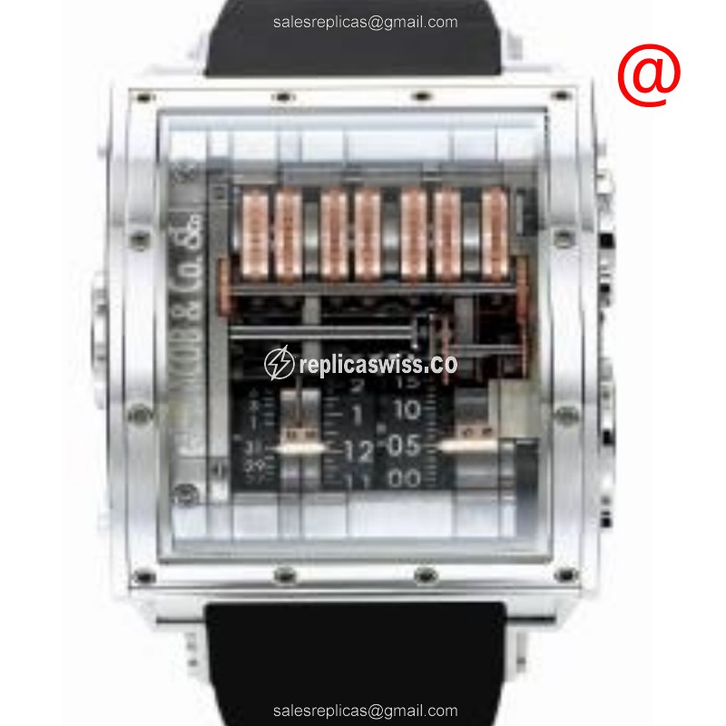 Luxurious Jacob & Co. QUENWG QUENTTIN Replica Watch | Manual Wind | 18kt Gold Case, Skull Dial