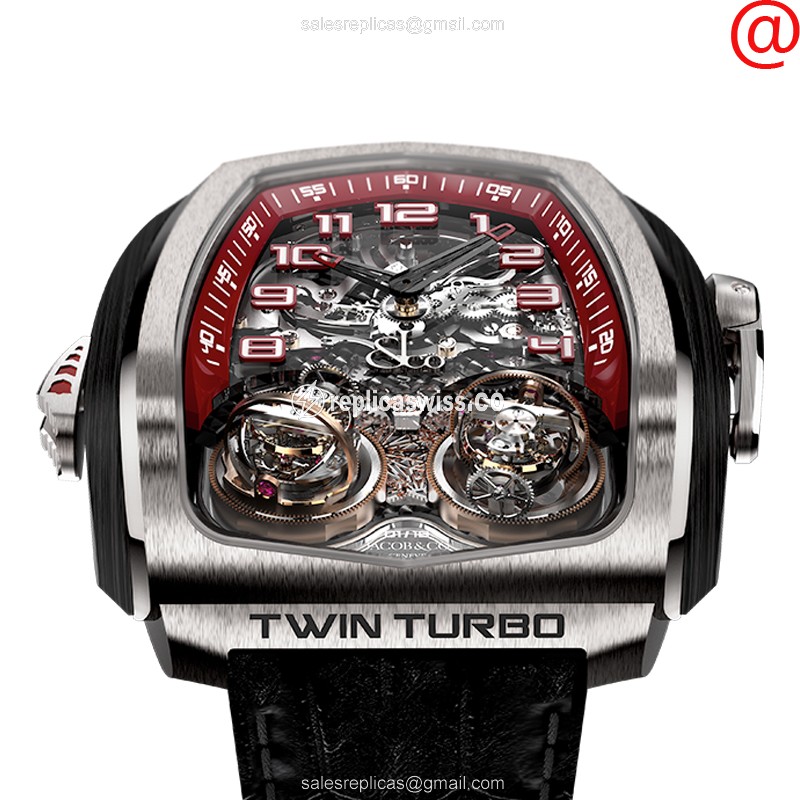 Luxurious Jacob & Co. TT100.21.NS.MK.AWA4D Replica Watch in Titanium Case & Sapphire Crystal