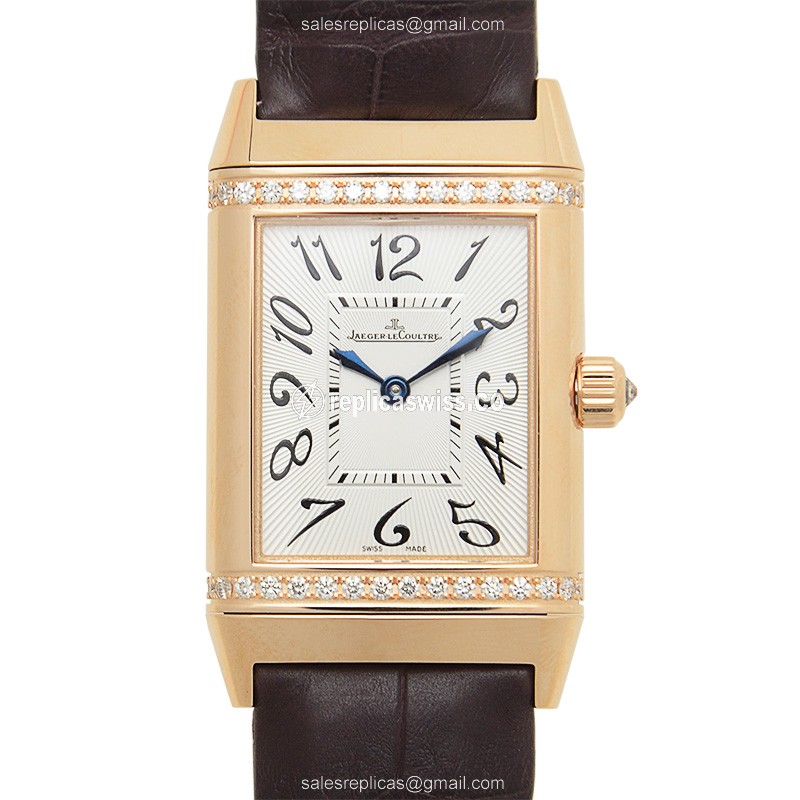 Luxurious Jaeger-Lecoultre Q2562402 Replica Watch: Manual Wind, 18kt Rose Gold, Silver Dial