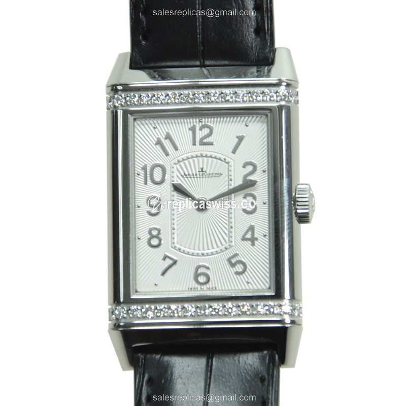 Luxurious Jaeger-Lecoultre Q3208423 REVERSO Replica, Manual Wind, Stainless Steel Case, White Dial