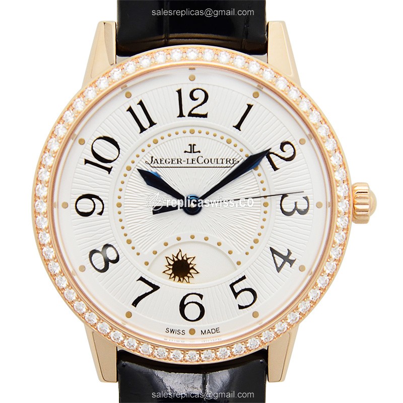 Luxurious Jaeger-Lecoultre Q3442420 RENDEZ VOUS in 18kt Rose Gold, Automatic Movement, White