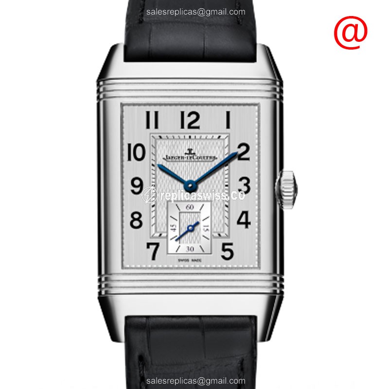 Luxurious Jaeger-Lecoultre Q3858520 Reverso in Silver Dial Steel Case, Manual Wind Movement
