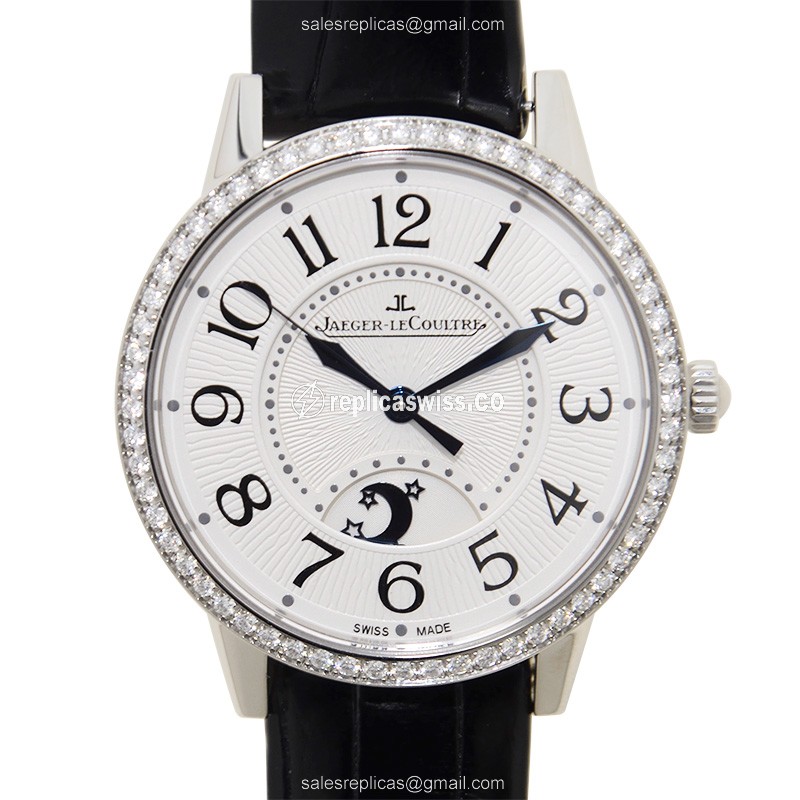 Luxurious Jaeger-Lecoultre RENDEZ VOUS Replica with White Dial & Automatic Movement Watch