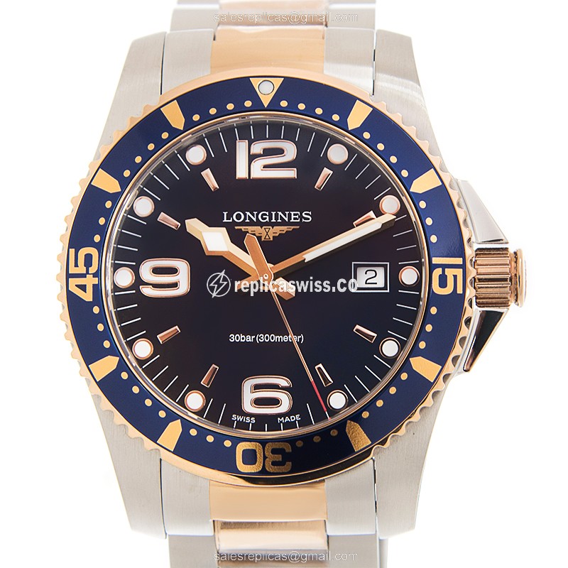 Luxurious Longines Conquest Replica in Blue Dial Steel Case, Automatic Movement Watch