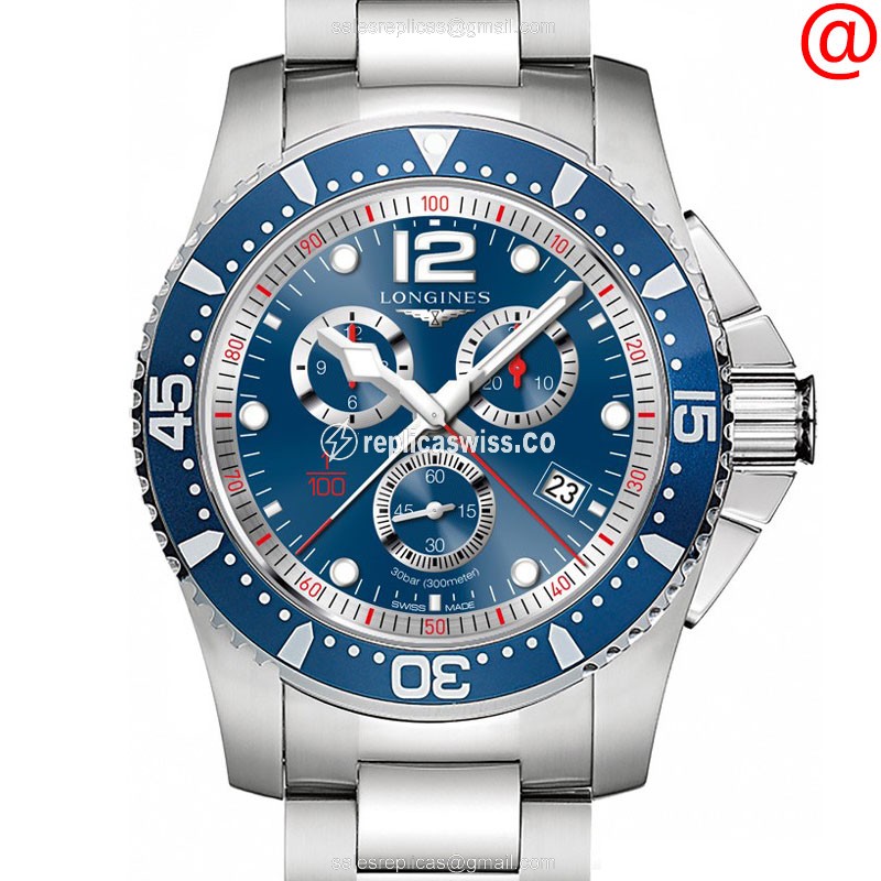 Luxurious Longines Conquest Replica in Stainless Steel, Blue Dial, Quartz Movement Watch