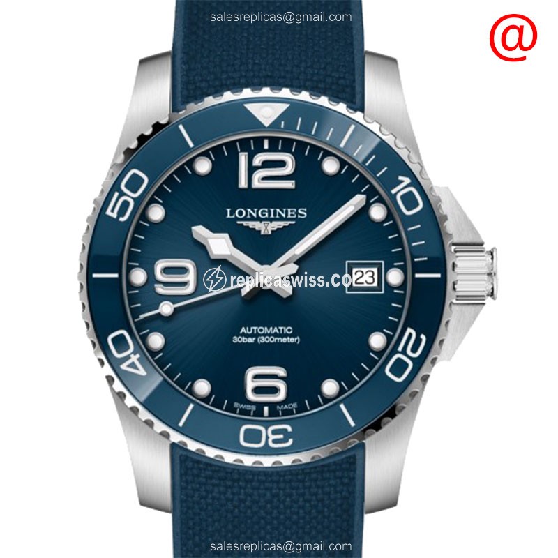 Luxurious Longines CONQUEST Replica in Steel Case & Blue Dial, Automatic Movement Watch