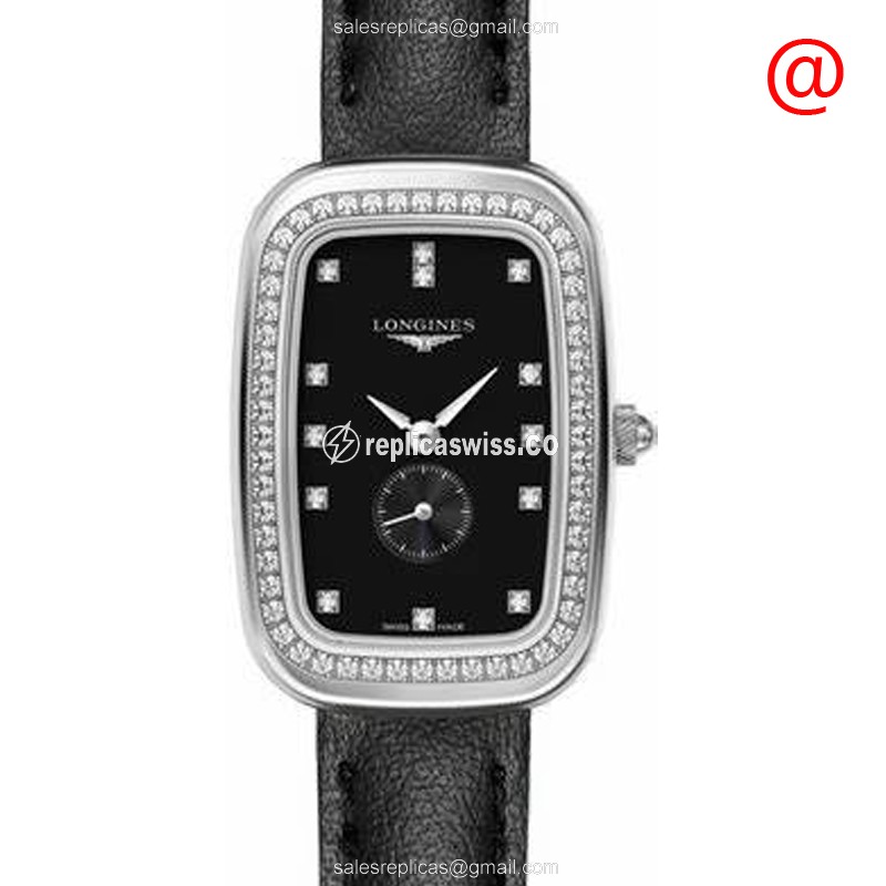 Luxurious Longines Equestrian Replica in Black Dial & Stainless Steel Case with Automatic Movement