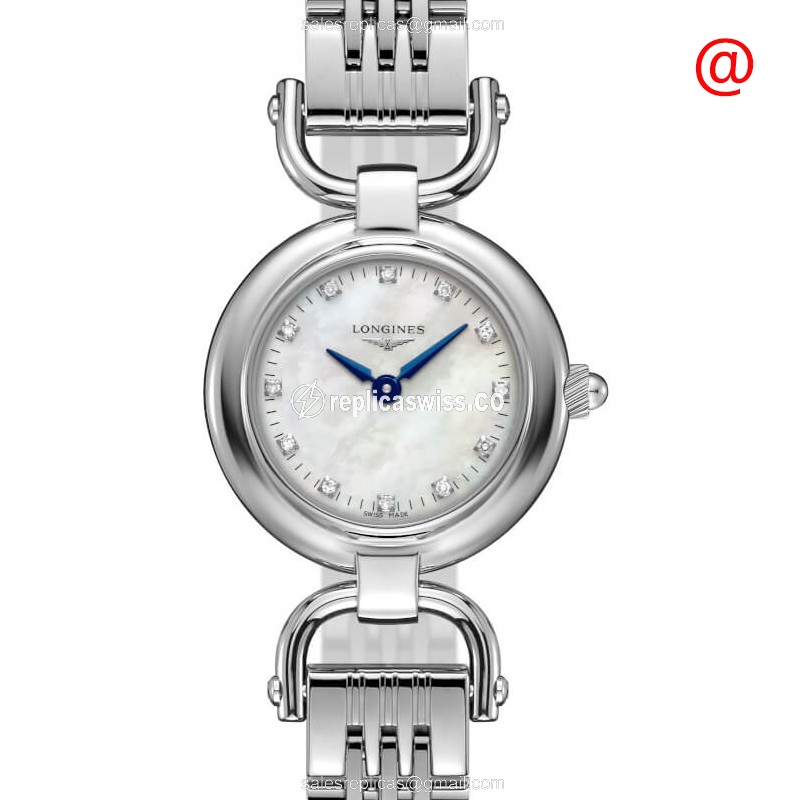 Luxurious Longines Equestrian Replica with White Dial Steel Case Watch