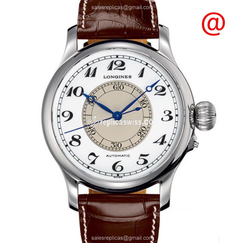 Luxurious Longines Heritage Classic Replica, White Dial, Automatic Movement, Stainless Steel Case