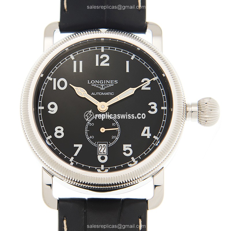 Luxurious Longines Heritage Replica Watch | Black Dial & Automatic Movement