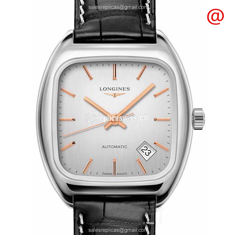 Luxurious Longines Heritage Replica with Automatic Movement Silver Dial Watch