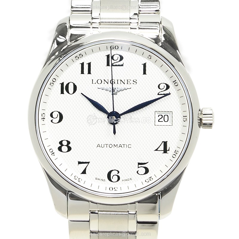 Luxurious Longines L2.518.4.78.6 Replica Watch | Automatic Movement | Silver Dial & Clasp