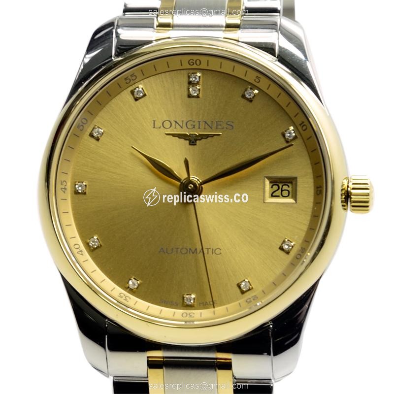 Luxurious Longines L2.518.5.37.7 Replica with Automatic Movement 18kt Gold Case Watch