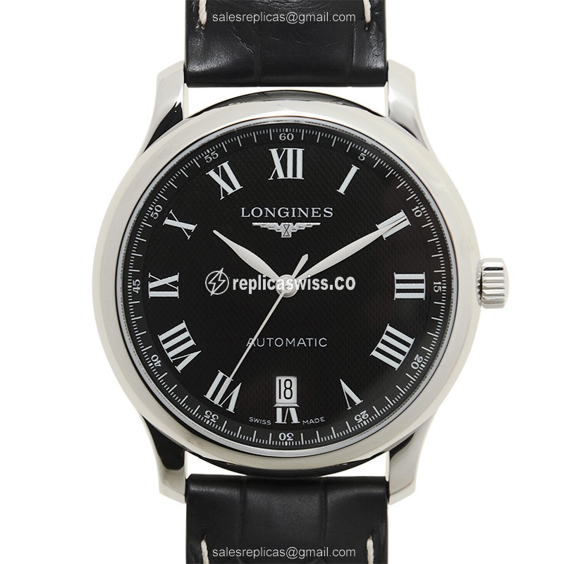 Luxurious Longines L2.628.4.51.7 Replica Watch | Black Dial, Automatic Movement