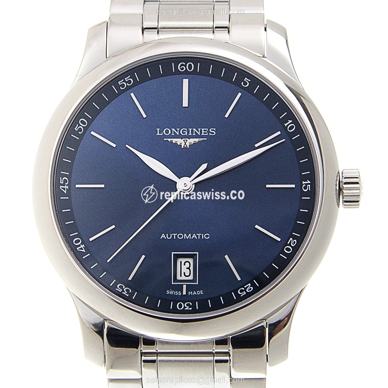 Luxurious Longines L2.628.4.92.6 Replica Watch | Automatic Movement | Blue Dial | Stainless Steel