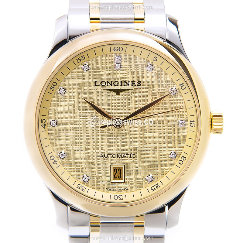 Luxurious Longines L2.628.5.38.7 Replica Watch | Gold Automatic Movement & Case | Sapphire Crystal