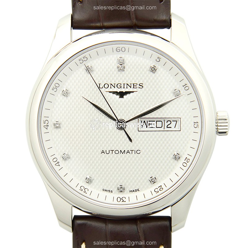 Luxurious Longines L2.755.4.77.3 Replica, Automatic Movement, Stainless Steel Case, Silver Dial
